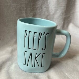 Rae Dunn Peep’s Sake Easter Holiday Blue Coffee Mug. NWT. Blue Interior